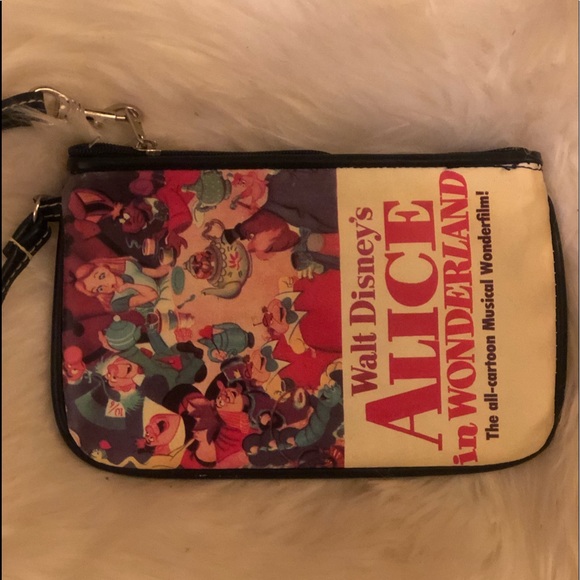 Disney Other - Vintage Disney Alice in wonderland wristlet